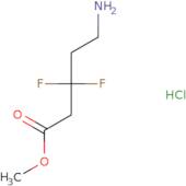 Methyl 5-amino-3,3-difluoropentanoate hydrochloride