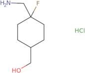 rac-[(1R,4R)-4-(Aminomethyl)-4-fluorocyclohexyl]methanol hydrochloride