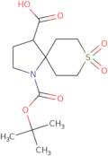 1-[(tert-Butoxy)carbonyl]-8,8-dioxo-8λ6-thia-1-azaspiro[4.5]decane-4-carboxylic acid