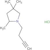 1-(But-3-yn-1-yl)-2,4,4-trimethylpyrrolidine hydrochloride