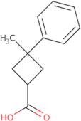 3-Methyl-3-phenylcyclobutane-1-carboxylic acid