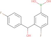 4-Fluoro-3-[(4-fluorophenyl)(hydroxy)methyl]phenylboronic acid