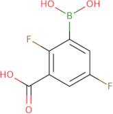 3-(Dihydroxyboranyl)-2,5-difluorobenzoic acid