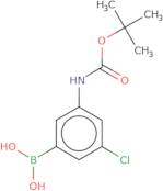 (3-{[(tert-Butoxy)carbonyl]amino}-5-chlorophenyl)boronic acid