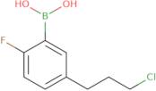 5-(3-Chloropropyl)-2-fluorophenylboronic acid