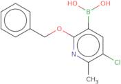 [2-(Benzyloxy)-5-chloro-6-methylpyridin-3-yl]boronic acid