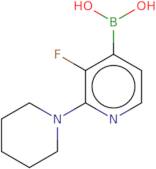 3-Fluoro-2-piperidinopyridine-4-boronic acid