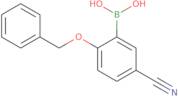 2-(Benzyloxy)-5-cyanophenylboronic acid