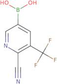 6-Cyano-5-(trifluoromethyl)pyridin-3-ylboronic acid