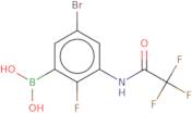 5-Bromo-2-fluoro-3-(trifluoroacetamido)phenylboronic acid