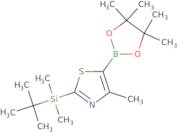 2-(tert-Butyldimethylsilyl)-4-methylthiazole-5-boronic acid pinacol ester