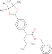 4-(N-Cbz-N-isobutylamino)phenylbornic acid, pinacol ester