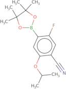 4-Cyano-2-fluoro-5-isopropoxyphenylboronic acid pinacol ester
