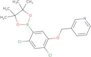 2,4-Dichloro-5-(3-pyridylmethoxy)phenylboronic aicd pinacol ester