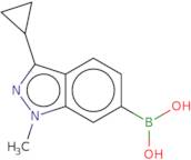 (3-Cyclopropyl-1-methylindazol-6-yl)boronic acid