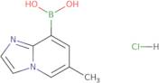 {6-Methylimidazo[1,2-a]pyridin-8-yl}boronic acid hydrochloride