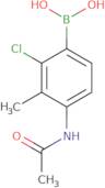 4-Acetamido-2-chloro-3-methylphenylboronic acid