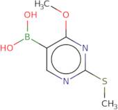 4-Methoxy-2-(methylthio)pyrimidin-5-ylboronic acid