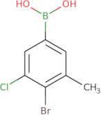 4-Bromo-3-chloro-5-methylphenylboronic acid