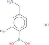 [4-(Aminomethyl)-2-methylphenyl]boronic acid hydrochloride