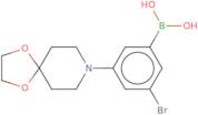 3-Bromo-5-(1,4-dioxa-8-azaspiro[4.5]decan-8-yl)phenylboronic acid