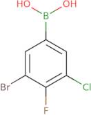 3-Bromo-5-chloro-4-fluorophenylboronic acid