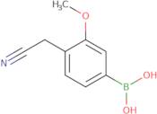[4-(Cyanomethyl)-3-methoxyphenyl]boronic acid