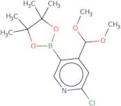 2-Chloro-4-(dimethoxymethyl)pyridine-5-boronic acid pinacol ester