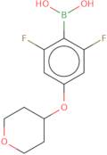 [2,6-Difluoro-4-(oxan-4-yloxy)phenyl]boronic acid