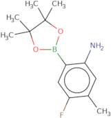 2-Amino-5-fluoro-4-methylphenylboronic acid, pinacol ester