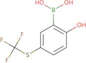 2-Hydroxy-5-(trifluoromethylthio)phenylboronic acid