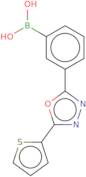 {3-[5-(Thiophen-2-yl)-1,3,4-oxadiazol-2-yl]phenyl}boronic acid
