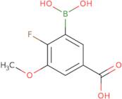 5-Carboxy-2-fluoro-3-methoxyphenylboronic acid