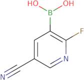 5-Cyano-2-fluoropyridine-3-boronic acid