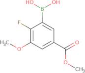 2-Fluoro-3-methoxy-5-(methoxycarbonyl)phenylboronic acid