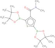 3-(Dimethylaminocarbonyl)thiopene-2,5-diboronic acid pinacol ester