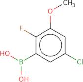 (5-Chloro-2-fluoro-3-methoxyphenyl)boronic acid