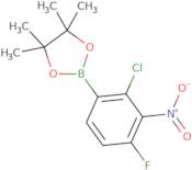 2-(2-Chloro-4-fluoro-3-nitrophenyl)-4,4,5,5-tetramethyl-1,3,2-dioxaborolane