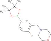 4-Fluoro-3-(morpholinomethyl)phenylboronic acid pinacol ester