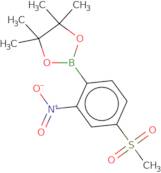 2-(4-Methanesulfonyl-2-nitrophenyl)-4,4,5,5-tetramethyl-1,3,2-dioxaborolane