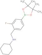 4-(Cyclohexylaminomethyl)-3-fluorophenylboronic acid pinacol ester