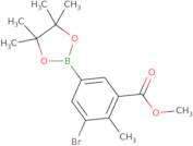 3-Bromo-5-methoxycarbonyl-4-methylphenylboronic acid, pinacol ester