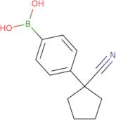 [4-(1-Cyanocyclopentyl)phenyl]boronic acid