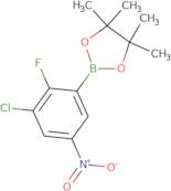 3-Chloro-2-fluoro-5-nitrophenylboronic acid pinacol ester