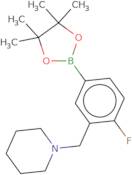 4-Fluoro-3-piperidinomethylphenylboronic acid pinacol ester