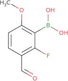 (2-Fluoro-3-formyl-6-methoxyphenyl)boronic acid