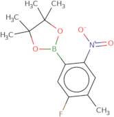 5-Fluoro-4-methyl-2-nitrophenylboronic acid, pinacol ester