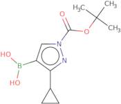 1-Boc-3-cyclopropylpyrazol-4-ylboronic acid