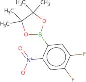 2-(4,5-Difluoro-2-nitrophenyl)-4,4,5,5-tetramethyl-1,3,2-dioxaborolane