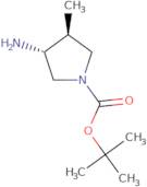 rac-tert-butyl (3R,4S)-3-amino-4-methylpyrrolidine-1-carboxylate, trans